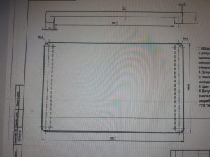 Схема Прокладка под рельс Р50 КДП-50, 202×130×8 (тип метро)